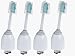 Philips Sonicare Elite Replacement Brush Heads - FOUR Pack - Medium Heads - RRP � 60