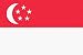 Singapore Flag Acrylic Fridge Magnet 7.5 X 5cm