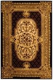 Safavieh Classic CL755B Black 3' 6 Round Handmade Wool Area Rug