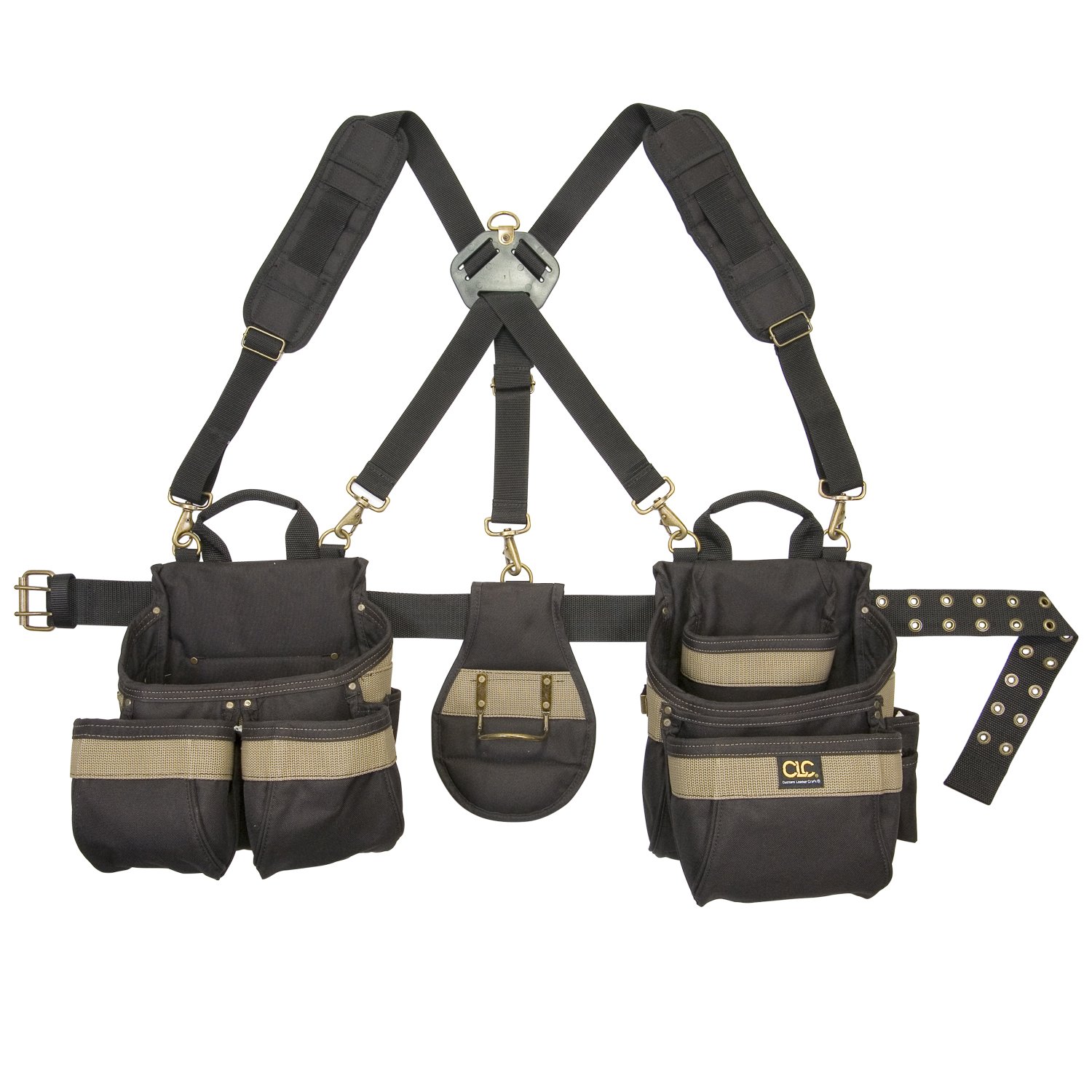 Tool Belt Work Suspenders Pouch Holder Bag Clip Organizer Carpenter Electrician eBay