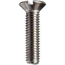 Stainless Steel 18-8 Machine Screw, Vented Flat Head, Slotted Drive (Metric)