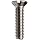 Stainless Steel 18-8 Machine Screw, Vented Flat Head, Slotted Drive (Metric)