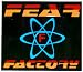 Fear Factory - Logo with Atomic Symbol on Black - Sticker / Decal