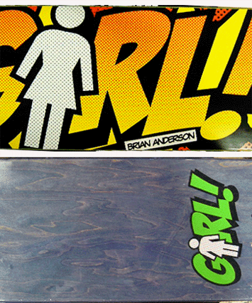 GIRL KAPOW BRIAN ANDERSON 8X31.8 ガール ブライアン アンダーソン デッキ NO.82