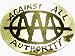 Against All Authority - AAA Logo on SHINY SILVER! - Sticker / Decal (Pic Doesn't Do It Justice!)
