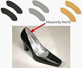 Heavenly-Heelz - Back of the Heel Cushions - Stop Heels from Slipping Out of Shoes by Foot Petals in Black, Buttercup or Silver