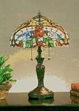 IMAGE OF Legacy Lighting 1229TL-14T Anarossa Tiffany Style Table Lamp- Burnished Walnut- 14 inch