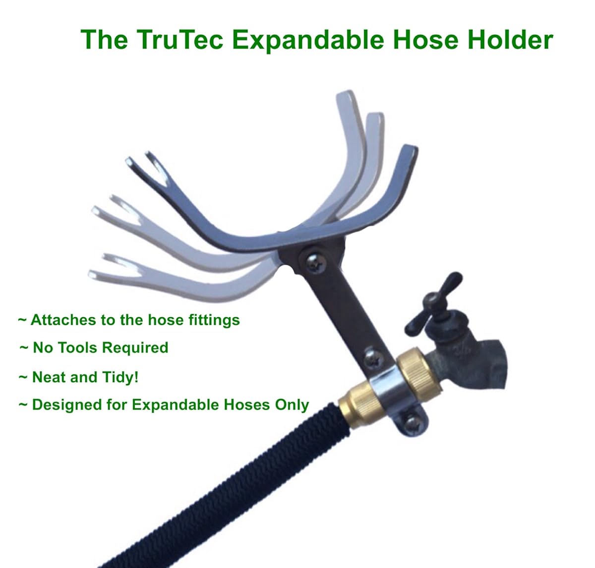 Newest 75 Foot Expandable Garden Hose, Strongest Expanding Hose with