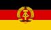 East Germany Flag Acrylic Fridge Magnet 7.5 X 5cm