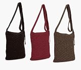 Woven Crossbody Purse - Casual Classics
