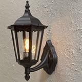 Firenze 7213 Black External Wall Light
