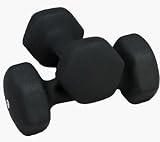 Pair Neoprene Coated Dumbbells - 15 lb each.