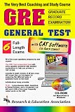 The Very Best Coaching and Study Course (Gre) Graduate Record Examination General Test With Cd-Rom: With Cd-Rom for Both Windows & Macintosh : Rea's Interactive Gre Cat Testware