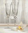 Pure Elegance in Wedding White Toasting Set