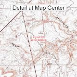 USGS Topographic Quadrangle Map - Vernal SW, Utah (Folded/Waterproof)