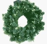 Neo Neon #LW030DFARC004-WW-4.5V 30   White Light Battery Operated Wreath