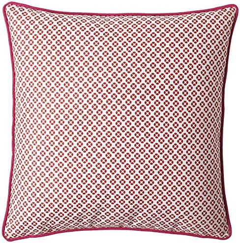 Coral Cut Circle Dec Pillow Cover, 20" x 20"