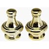 2PK BRS Finish Finial