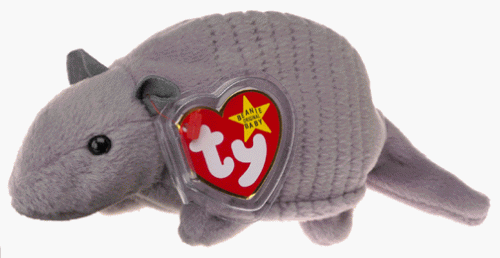 Ty Beanie Babies Tank the Armadillo [Toy]