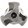 Union Butterfield 1585(UNC)/1585(UNF) High-Speed Steel Spiral Point Tap, Relieved Style, Uncoated (Bright) Finish, Round Shank with Square End