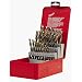 Milwaukee 48-89-0050 29 Piece 1/16-Inch to 1/2-Inch Cobalt Twist Drill Bit Assortment in Metal Index