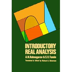 Introductory Real Analysis (Dover Books on Mathematics)