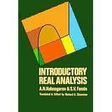 Introductory Real Analysis (Dover Books on Mathematics) ~ A. N. Kolmogorov