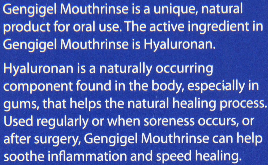 Amazon.com : Gengigel Hyaluronan Mouthrinse (150ml) [Misc ...