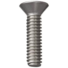 Stainless Steel Machine Screw, Flat Head, Tamper-Resistant Drilled Spanner Drive