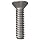 Stainless Steel Machine Screw, Flat Head, Tamper-Resistant Drilled Spanner Drive