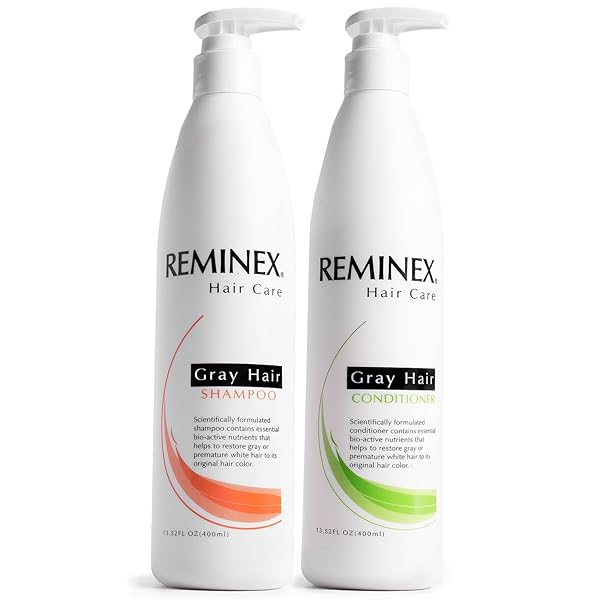 Reminex Anti Grey Hair Shampoo And Conditioner Color Restore Set