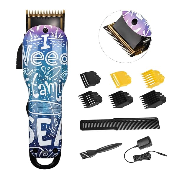 Professinal Cordless Rechargeable Hair Clippers For Men Built In
