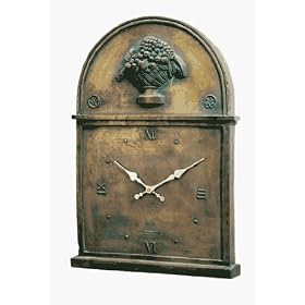 Hen-Feathers Rose Study Clock - Bronze by Hen-Feathers