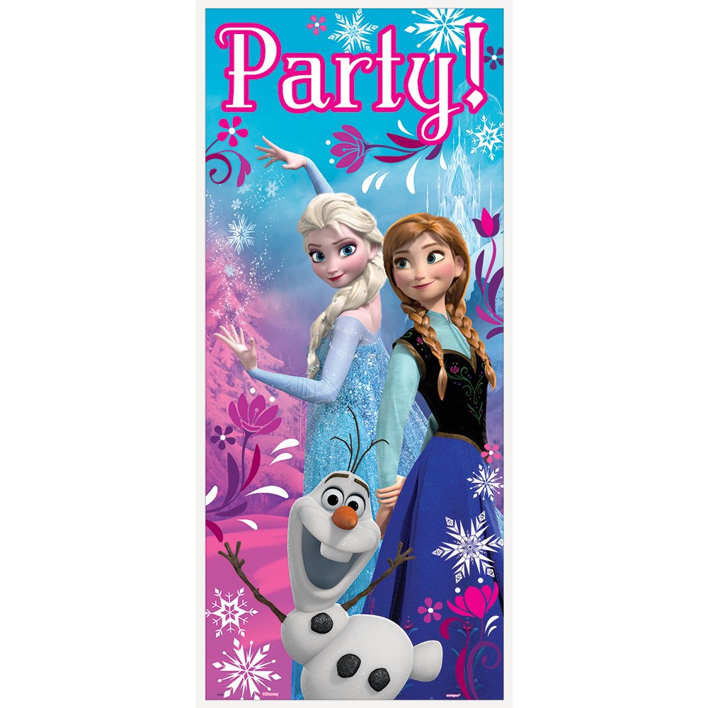 disney frozen door poster 2.25 ft x 5 ft