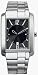 Police Gents Empire Stainless Steel and Black Dial Watch