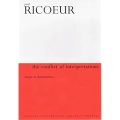 The Conflict of Interpretations: Essays in Hermeneutics (European thought)