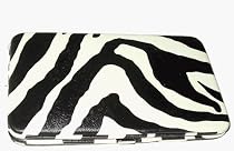 Flat Opera Style Zebra Print Checkbook Wallet - by Eliebags