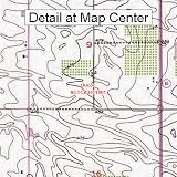 USGS Topographic Quadrangle Map - Ducor, California (Folded/Waterproof)