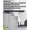APSOT Range Hood Grease Filter Replace WB02X11011 Stainless Steel Mesh Range Vent, 2 Pcs