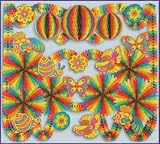 Beistle – 55046 – Summer Festival Arcade Decorator – 25 Pieces