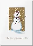  : Snowman with Stars Boxed Holiday Christmas Cards