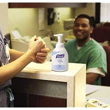 PURELL 5792-04 Advanced Instant Hand Sanitizer Foam, 535 mL Pump Bottle (Case of 4)