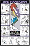 Leg Workout Fitness Chart (Co-Ed)