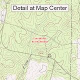71VrwxbmH0L. SL160  USGS Topographic Quadrangle Map   Lake Michie, North Carolina