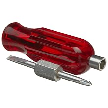 Xcelite 600V Four-Way Pocket Screwdriver 4-27/32" Overall Length