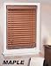 Achim Madera Falsa 2 in. Faux Wood Plantation Blind Color-Size - 27W x 64L in. - Maple