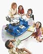 Califone 1776PLC6T Spirit Tabletop Stereo Listening Center with 6-Headphones and Audio Pod