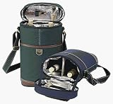 Picnic at Ascot 135B Two Bottle Insulated Tote in Blue