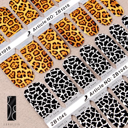 Fraeulein 38 2 Blatte X 14 st. Nagel-Folie Nail-Art Nageldesignfolie Nail Art Sticker Tatt Preisvergleich