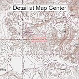 USGS Topographic Quadrangle Map - Orchard Peak, California (Folded/Waterproof)